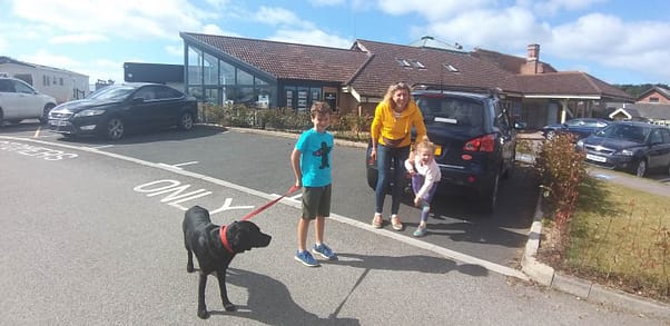 Arriving at Hoburne Naish