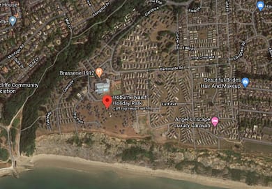 Map Dorset Coast Caravan Rental